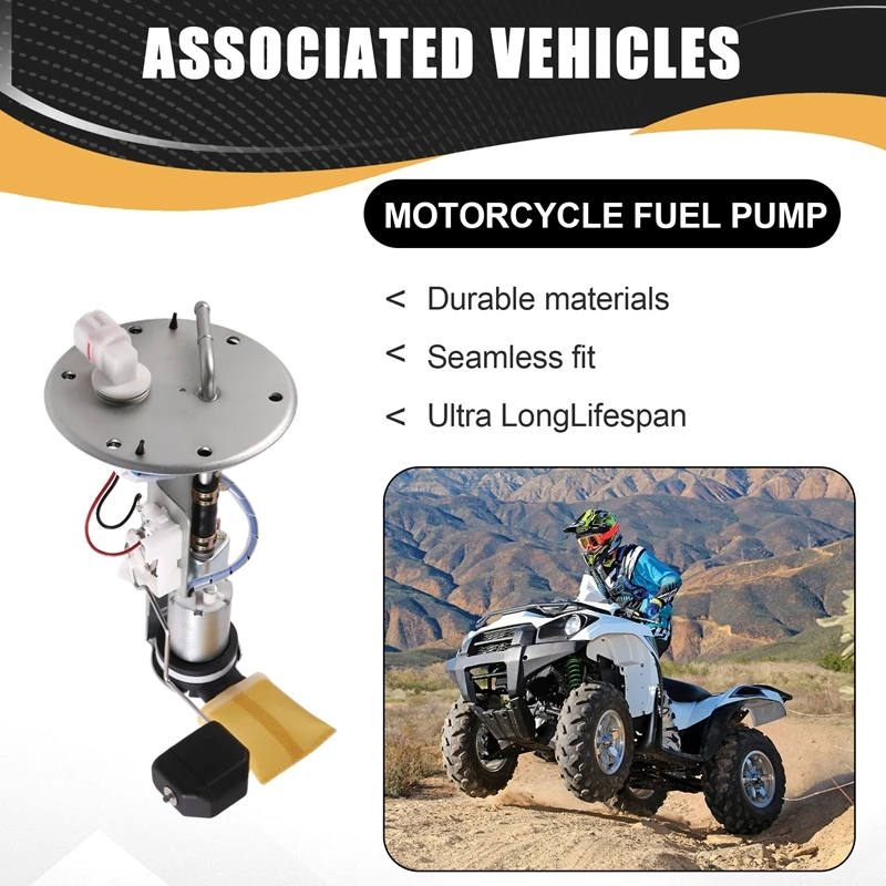 Mega Sale49040-0006 Motorcycle Fuel Pump for KAWASAKI Brute Force 650 2005-2006 Prairie 650 2002-2003 Prairie 700 2004-2006