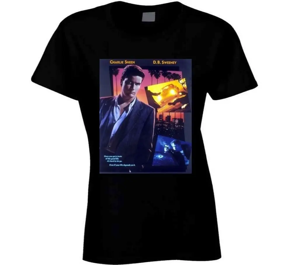 T-shirt du film de Charlie Sheen No Man's Land, années 80