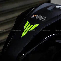 Mt logotipo capacete da motocicleta adesivos diy corrida tanque de combustível reequipamento pára-brisa decalques engraçados para yamaha mt01 mt03 mt07 mt09 mt10 mt25