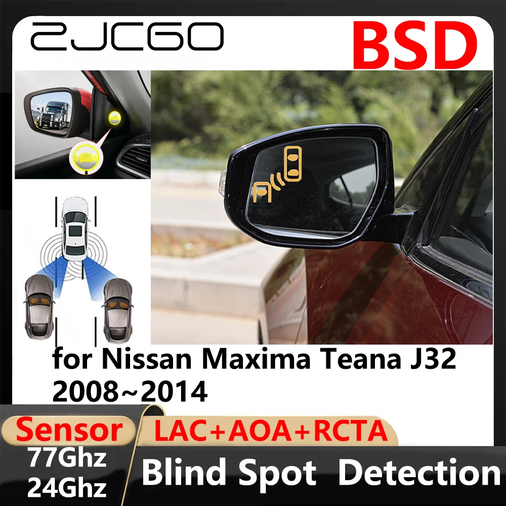 BSD Blind Spot Detection Lane Change Assisted Parking Driving Warnin for Nissan Maxima Teana J32 2008~2014