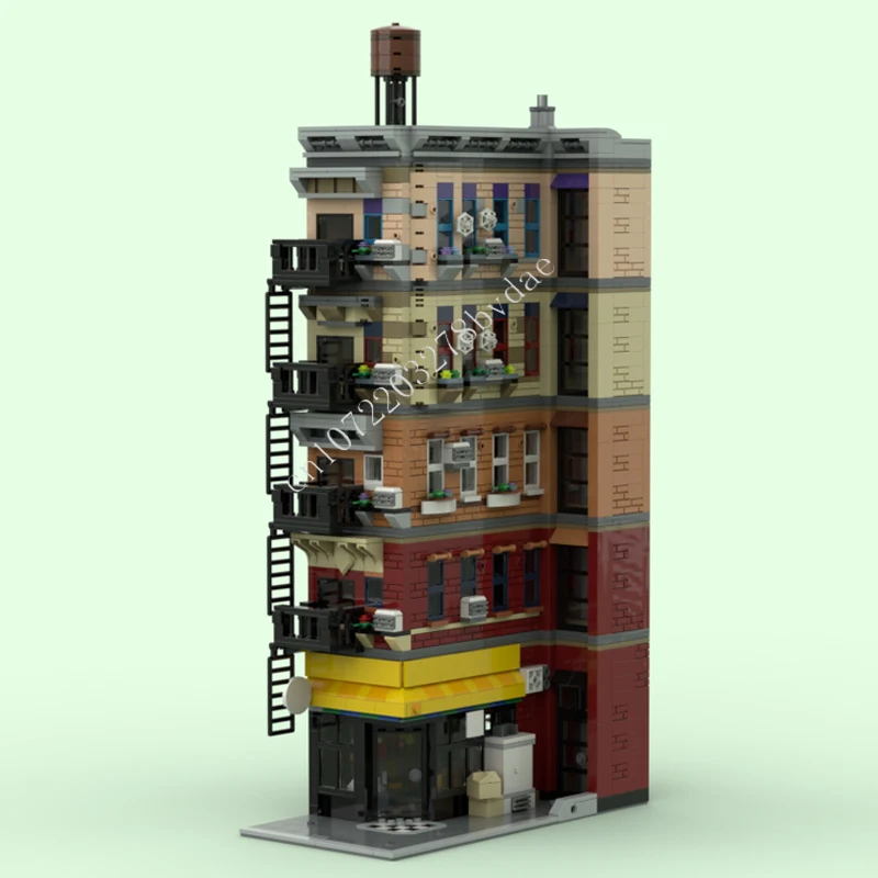 

2650 шт., комплексные апартаменты «Паук-верс», MOC Streetview, праздничные наборы пазлов, креативная игрушка на Рождество, день рождения, подарок для детей в возрасте