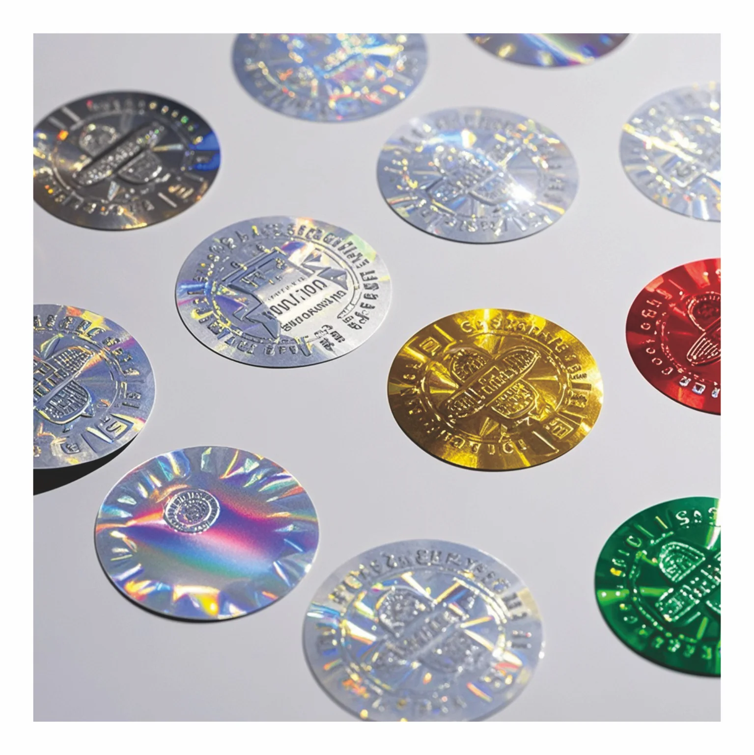 Brand New High Quality Hologram 3D Silver Security Sticker Scratch Off Hologram Sticker With High Quality