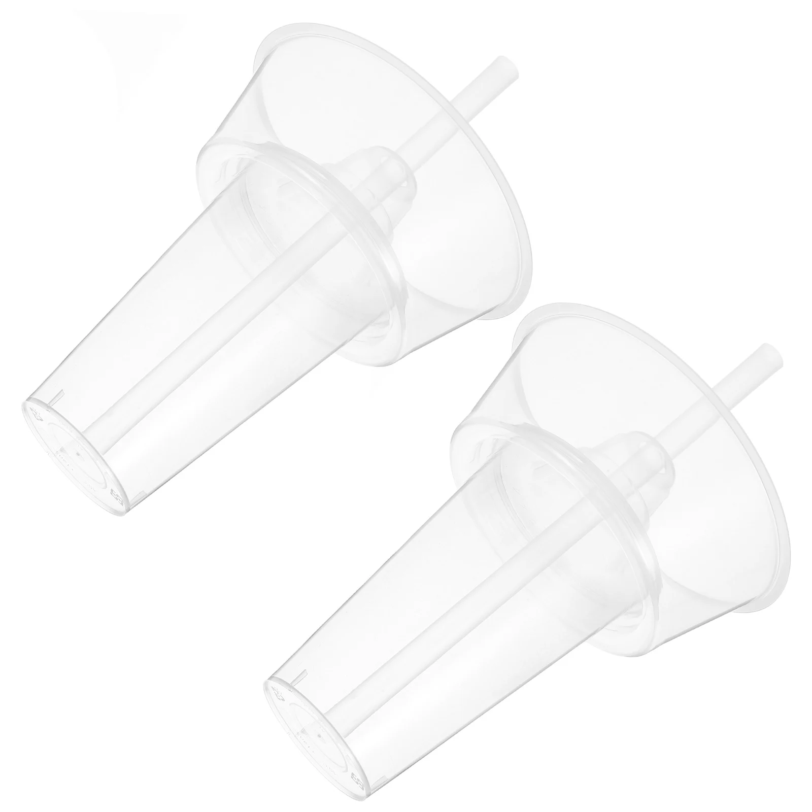 

2 set 2 Sets Smoking Cup Thickened Hotpot Bowl Clear Plastic Pp Material Cold Fruit Tumbler Stackable Fry Container