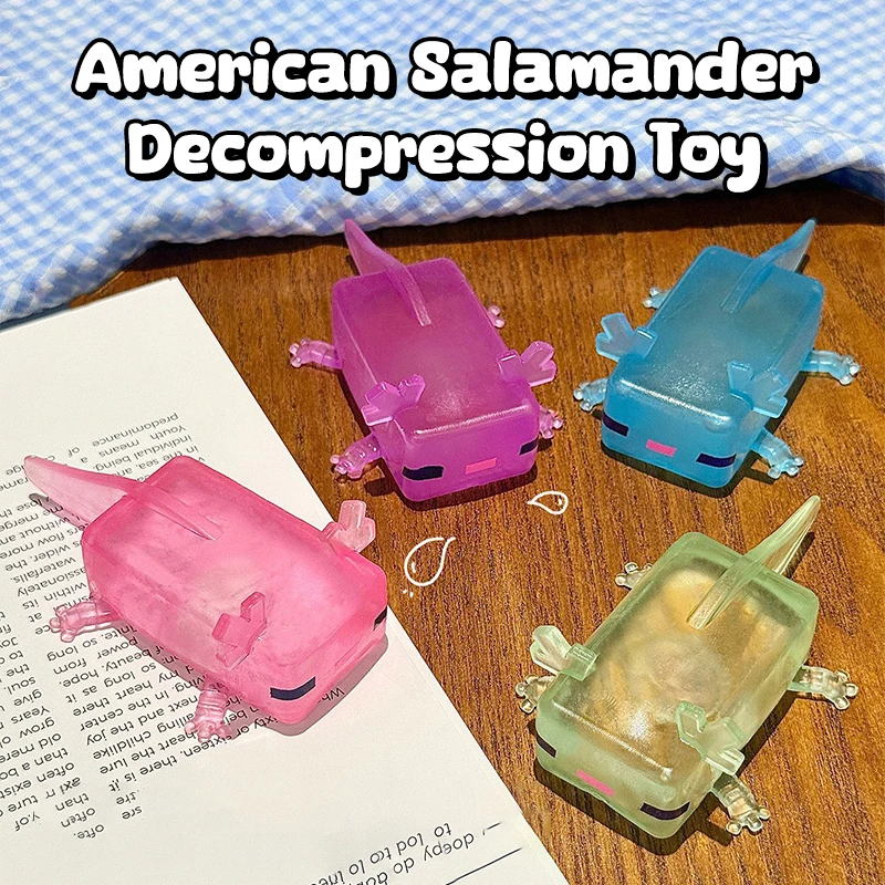 Salamander Squeeze Toy Simulation American Slow Rebound Stress Relief Kid Adult Sensory Toys Creative Gifts Fun Play Toy