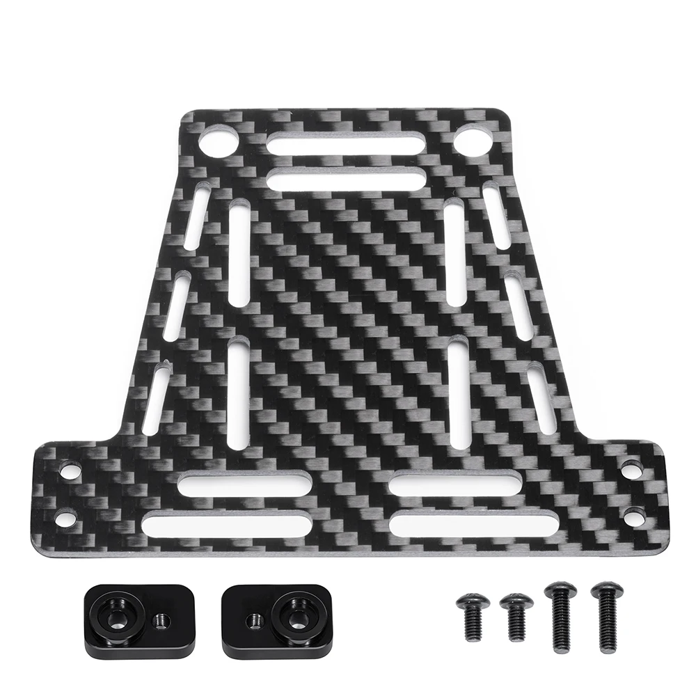 YEAHRUN ESC/جسم السيارة الخلفي/مروحة التبريد دعامة تثبيت ثابتة لفريق المرتبطة DR10 1/10 RC قطع غيار السيارات #3