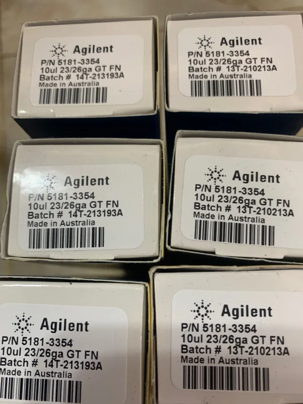 

Agilent Gas Syringe, syringe 10ul 5181-3354