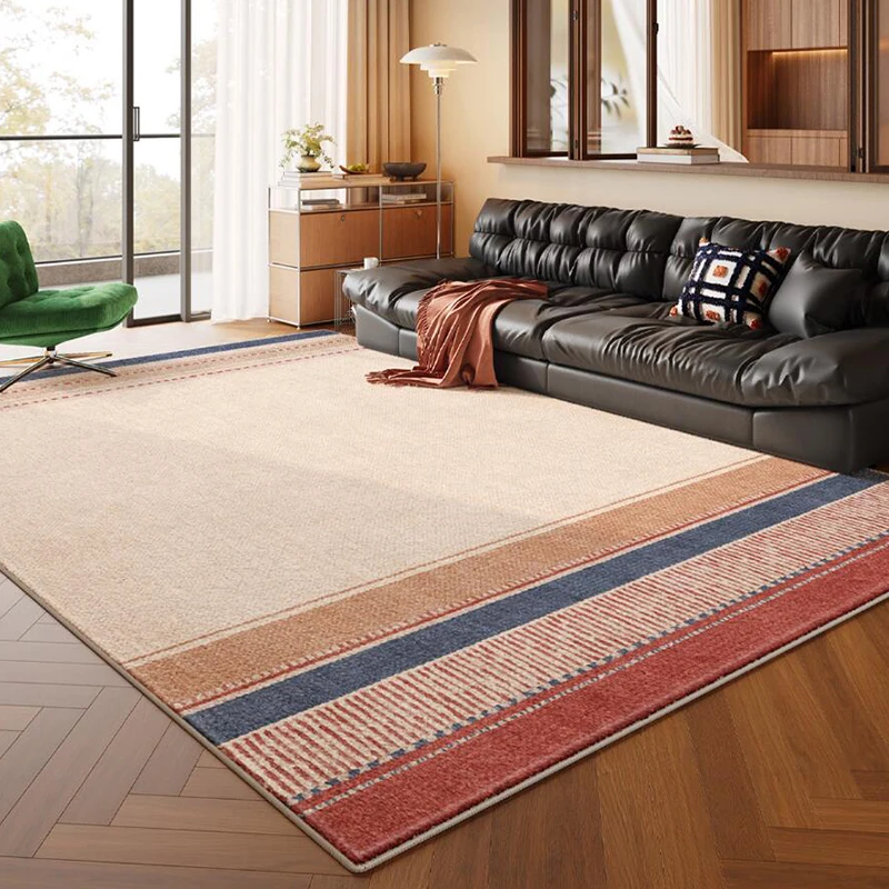 Modern Simple Living Room Carpet American Style Vintage Bedroom Rug Large Area Light Luxury Home Full Floor Coffee Table Mat