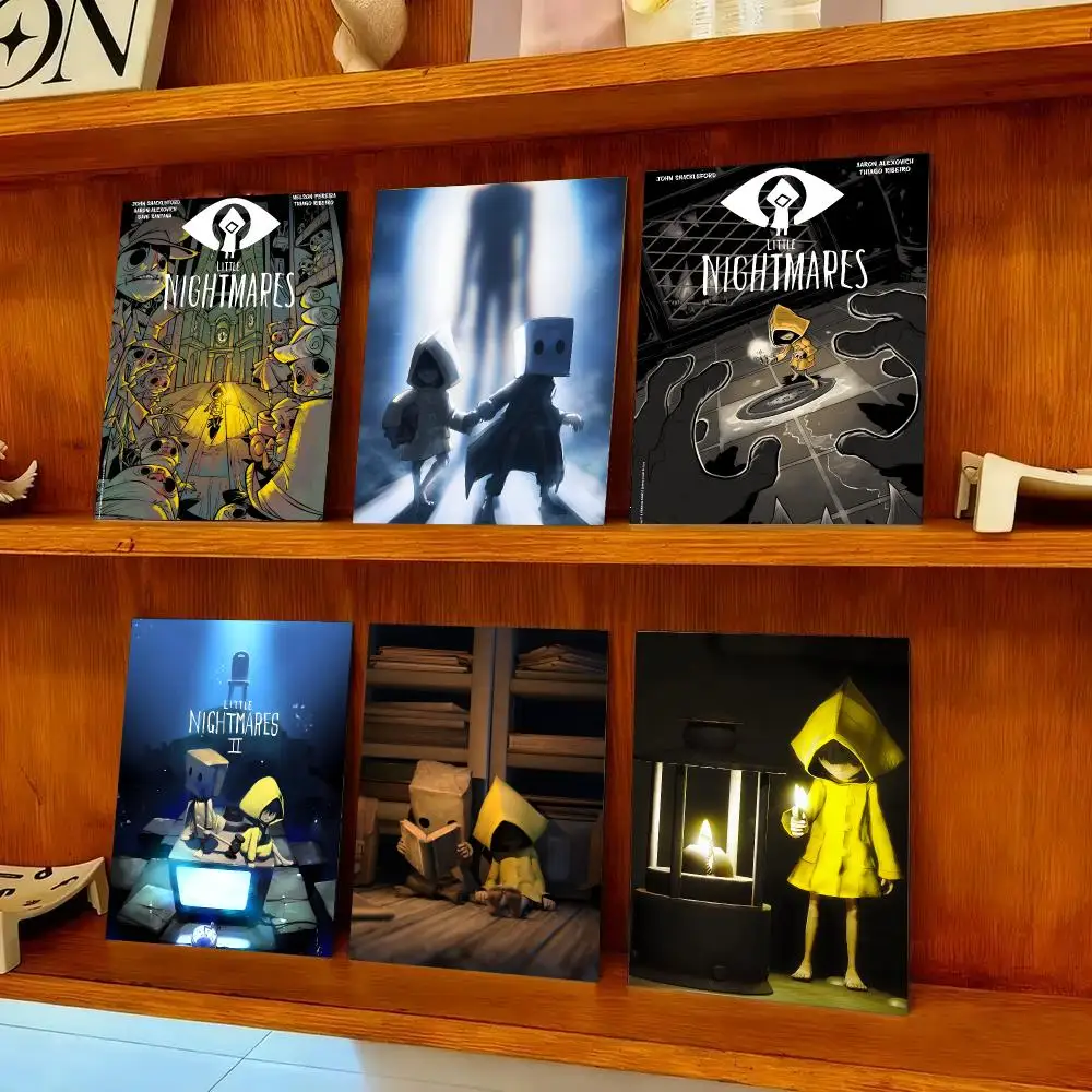 L-Little Nightmares Poster HD Art Sticky Wall Waterproof Home Bedroom Bar Aesthetic Decoration Perfect Room Decor
