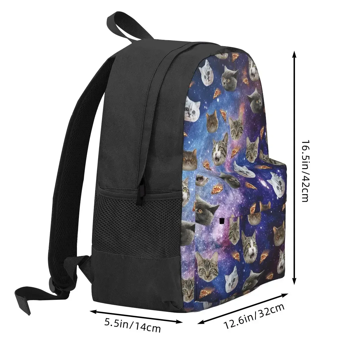 Raum Katze Köpfe Rucksäcke Jungen Mädchen Bücher tasche Studenten Schult aschen Cartoon Kinder Rucksack Laptop Rucksack Umhängetasche