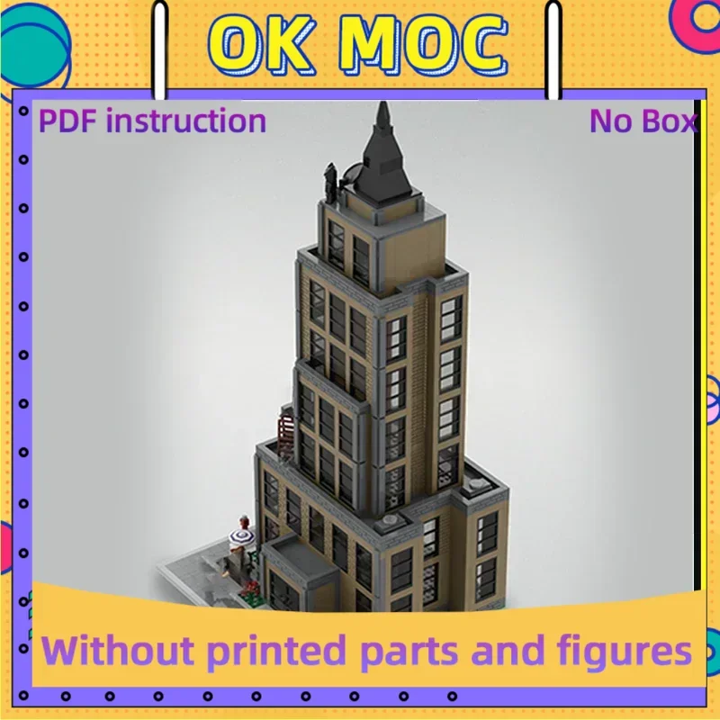 

Hero Movie Model Moc Building Bricks Bat Signal On Emprie State Building Technology Blocks Gift Christmas Toys DIY Sets Assembly