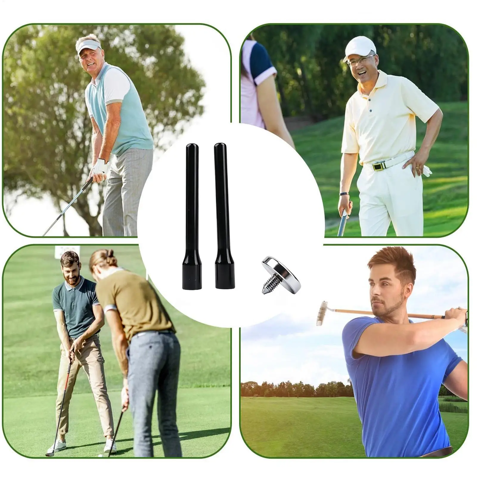 Golf Alignment Stick Magnetic Swing Trainer Corrector Accessories Golf Sticks Alignment Rods For Women Men Adults Beginner