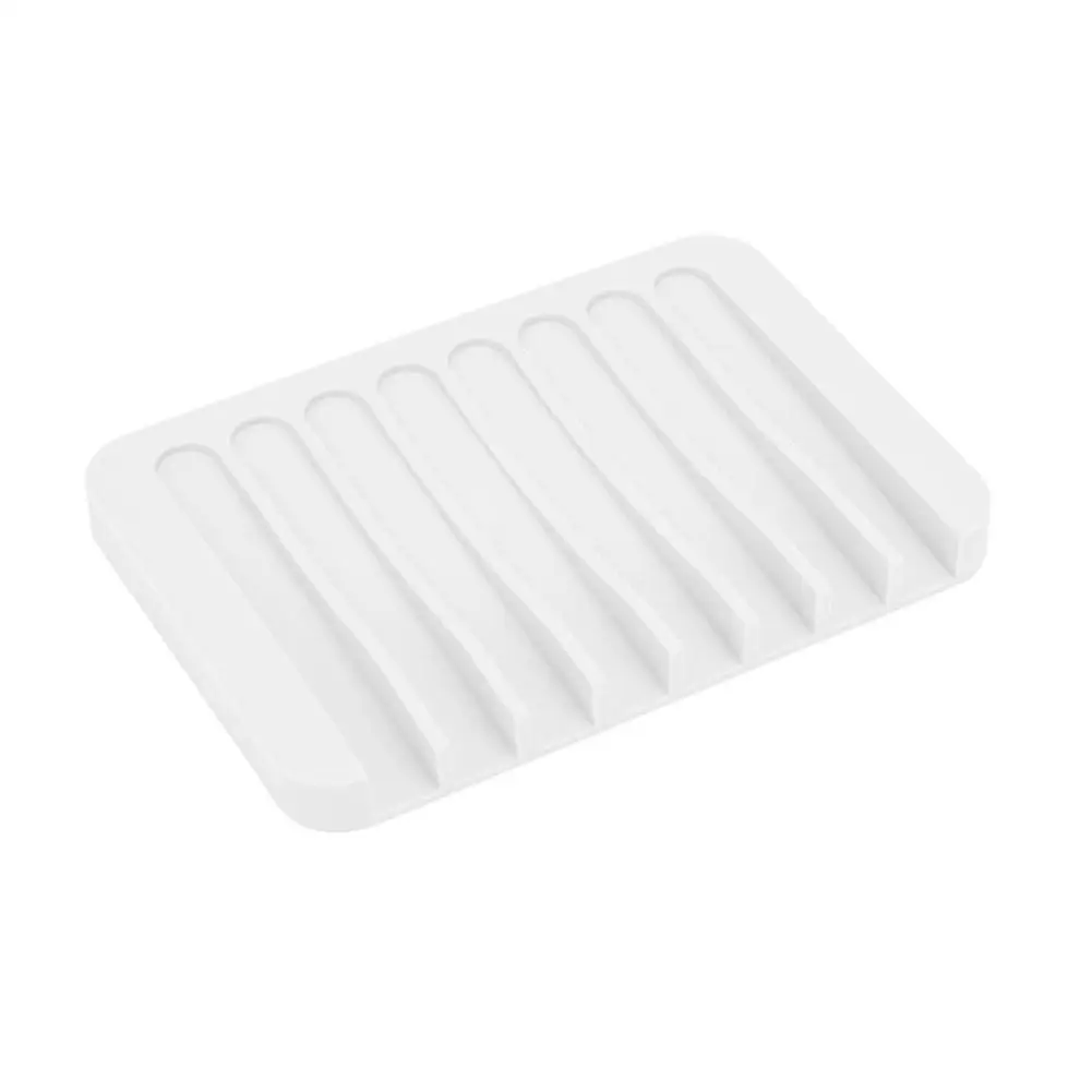 1pcs Soap Rack Silicone Soap Pad Drain Water Box Quality Home And Rack High Soap Soap Storage Furnishings O3h3