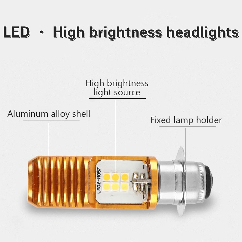 Motorcycle Light Motorcycle LED Headlight Bulb H4 Lamp With White Luminous Color High Quality Light