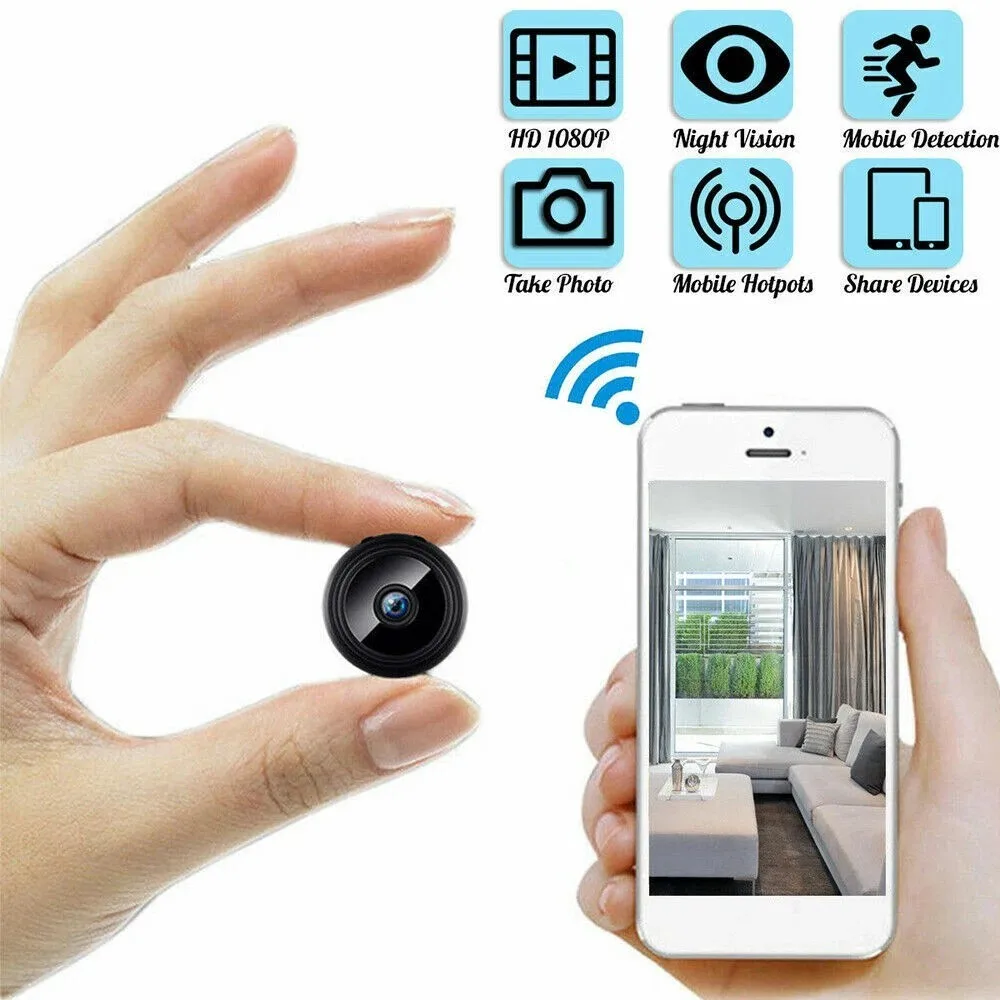 جديد 1 قطعة 1080P اللاسلكية واي فاي داخلي/خارجي HD كاميرا IP صغيرة CCTV أمن الوطن