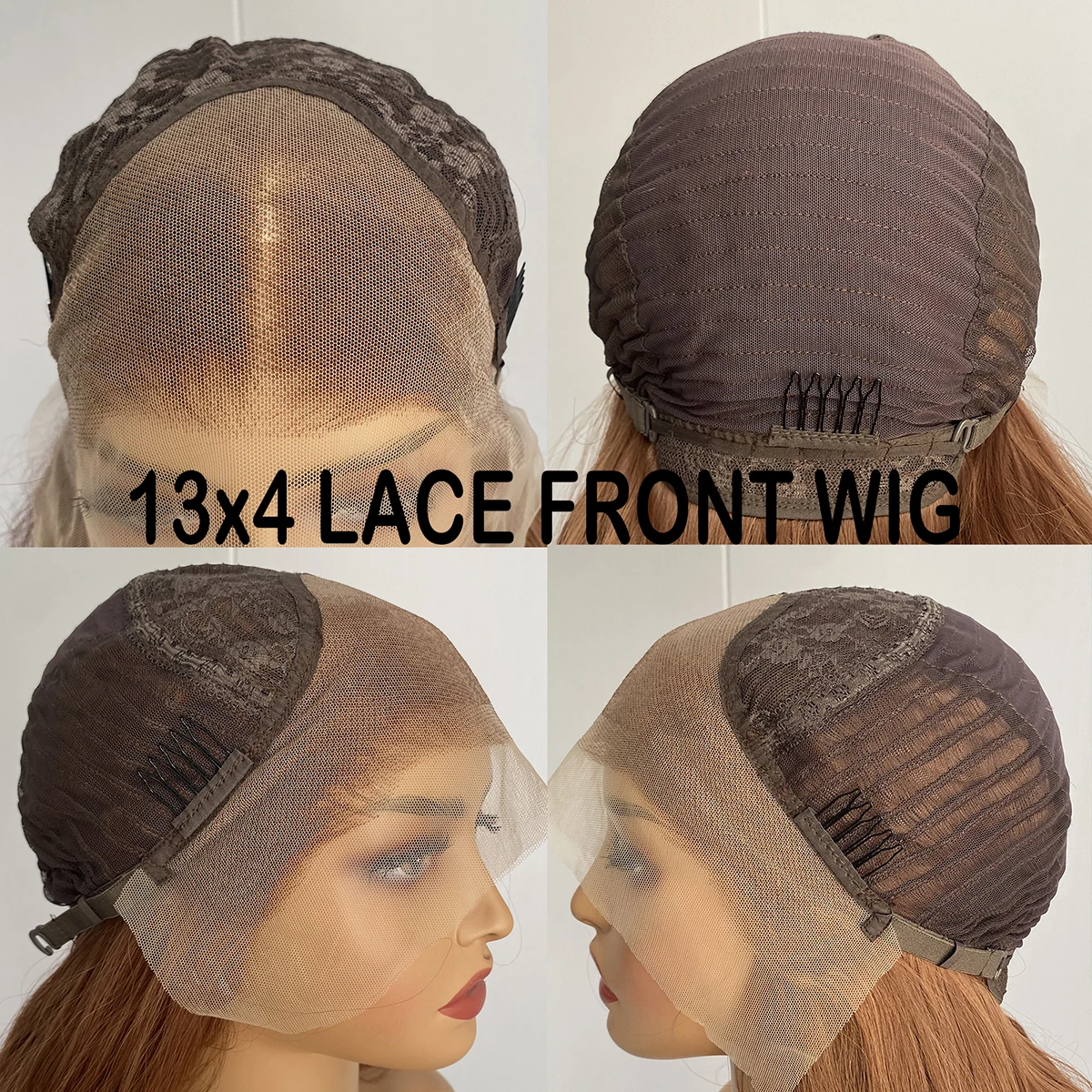 AIMEYA Burgundy  Wig 13x4 Natural Hairline Wine Red Synthetic Lace Front Wig for Women Long Natural Wave Daily Use Cosplay Wig