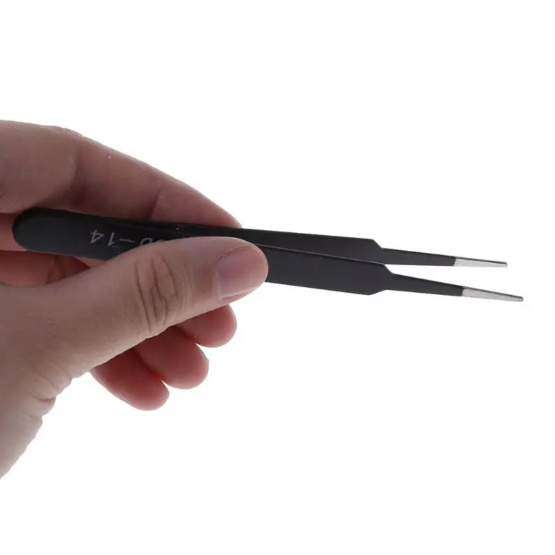 New 6Pcs/Set Resists Corrosion Safe Anti-static Tweezers Maintenance Tools ESD10-15