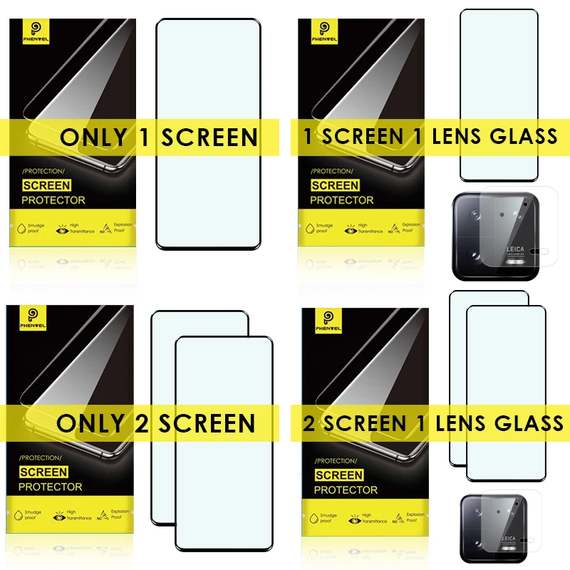 Oleophobic Protective Glass For Xiaomi Mi 13 Full Cover Screen Protector For xiaomi 13 Lens Tempered Glass Film