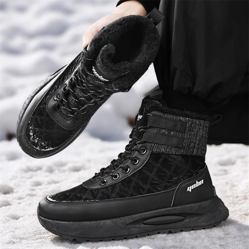 

Men's Winter Short Boots Versatile Simple Daily Color Outdoor Fashion Soft Bottom Trendy Snow Boots