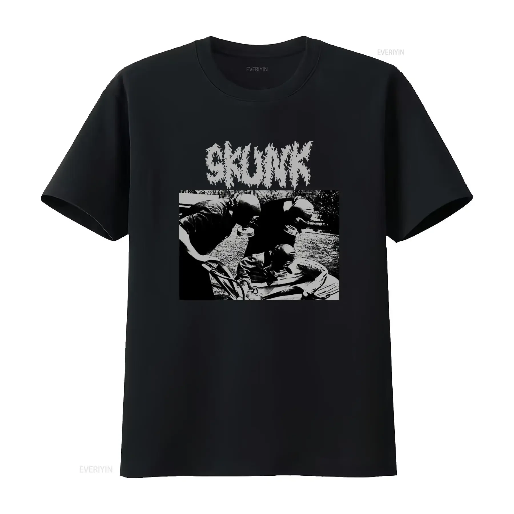 Skunk Grindcore Vintage T Shirt Crust Punk Dystopia Design Disrupt Agathocles Warsore Style vintage Washed