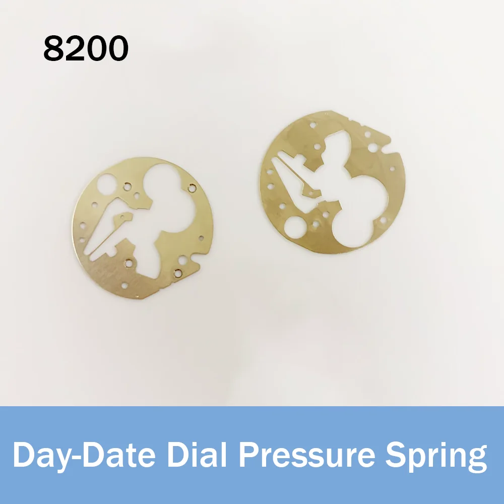 Watch Accessories Double Calendar Driving Spring Fit 8200 Movement Watch Repair Parts Day-Date Dial Pressure Spring