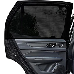 Car Sunshade Curtain Rear Side Window Sunshade Cover Repellent Mosquito Mesh Net Rear Window Mesh Sun Visor for Cars SUVs