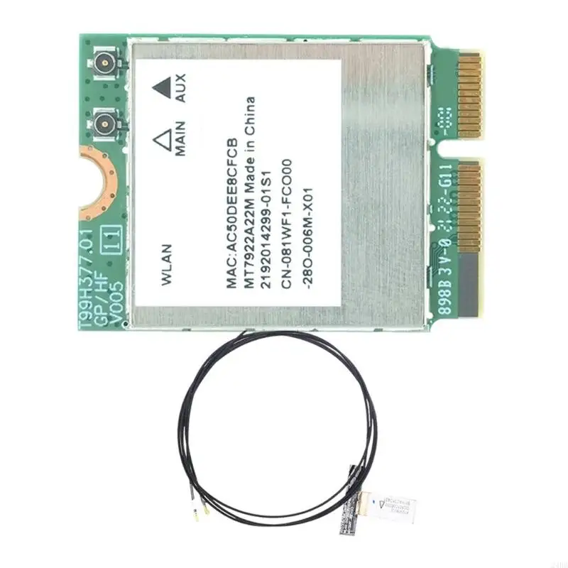 MT7922 Wireless Card M.2 Three Band WiFi 6E Bluetooth-Compatible5.2 24BB
