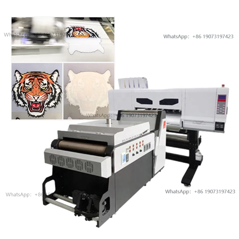 5 Color I3200  Dual / Four Head Shake Powder Machine DTF Printer Powder Dryer 60cm