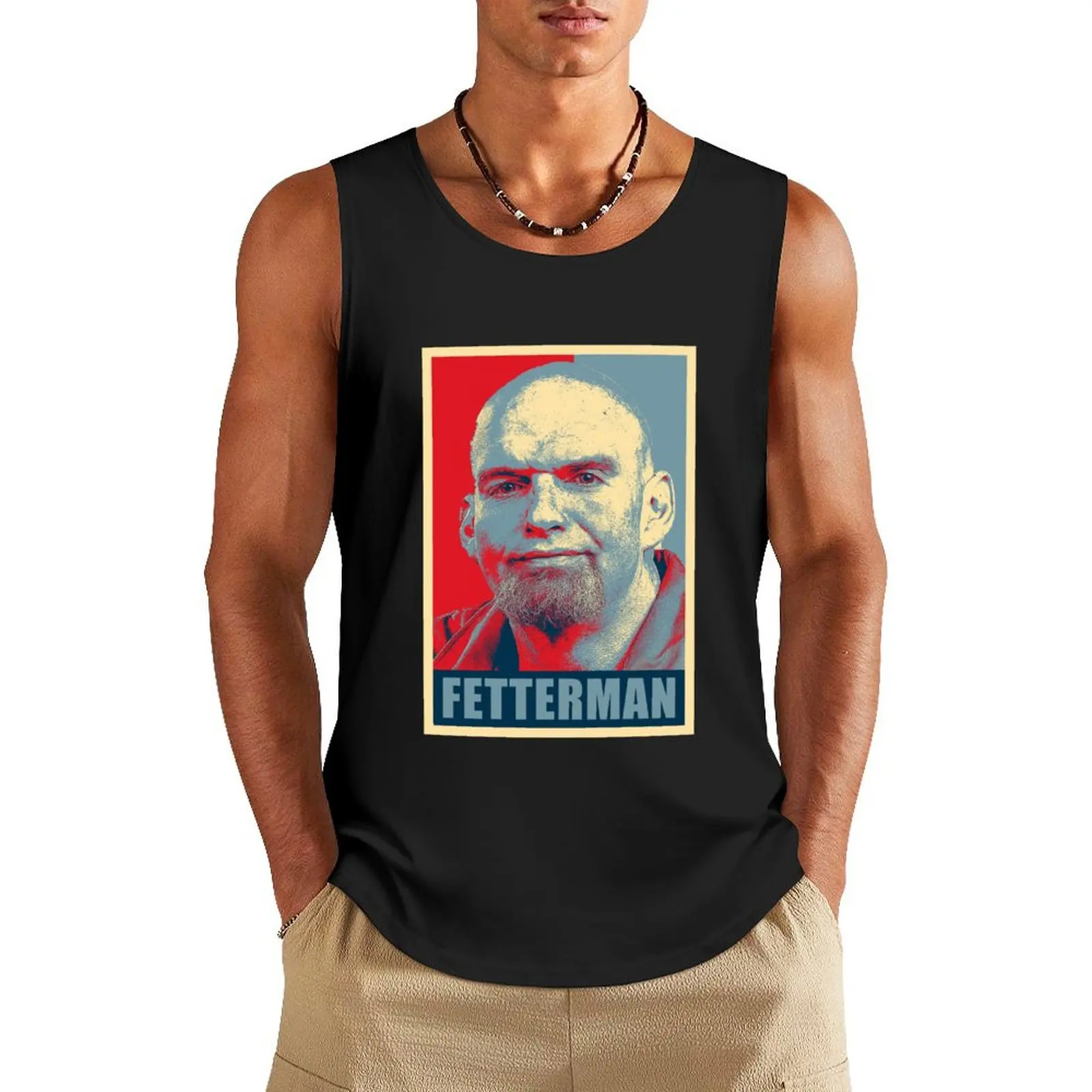 

John Fetterman Hope Tank Top gym clothes men Men gym sportswear