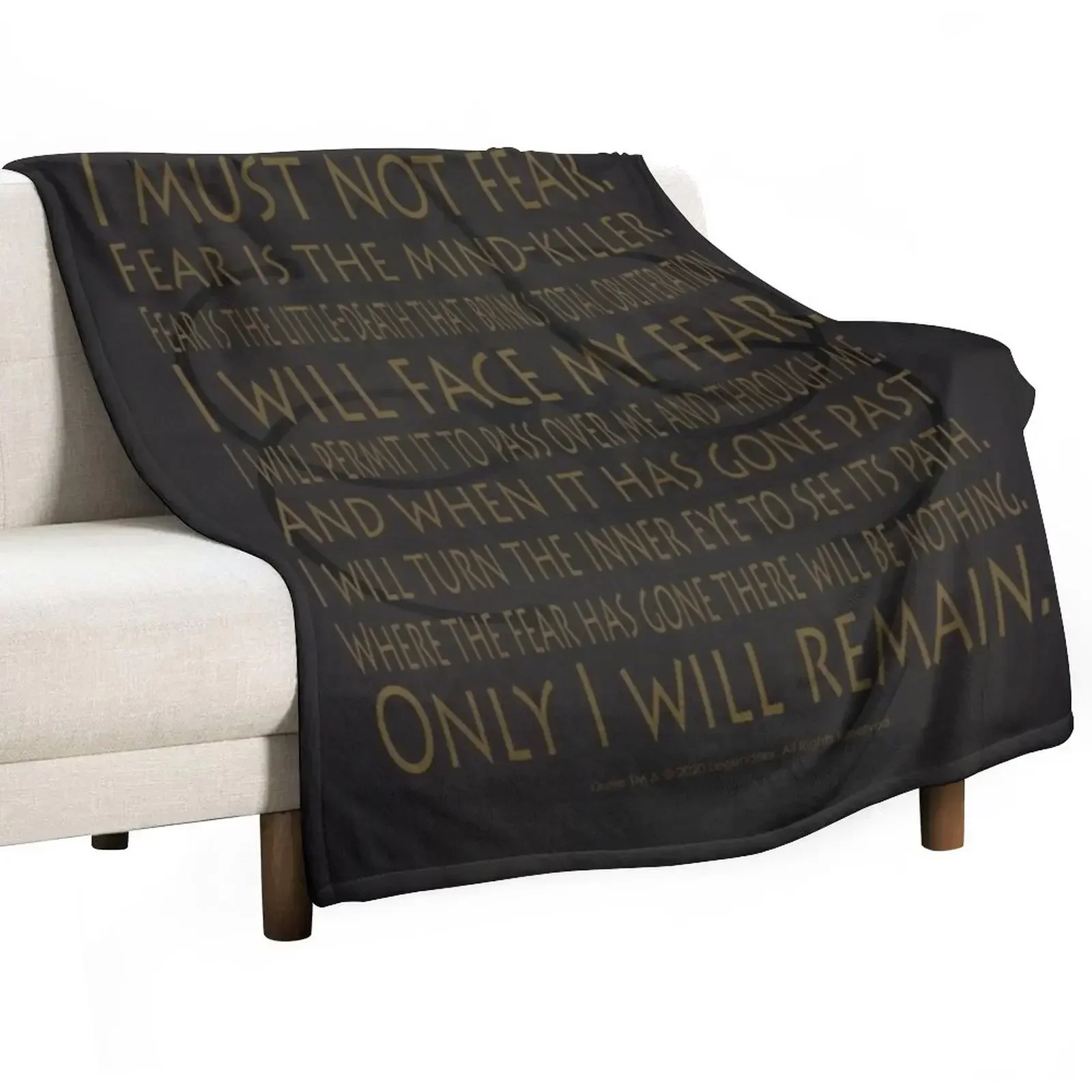 

Litany I Must Not Fear and Bene Gesserit Symbol Art Design Gradient - Dune (2020 film) Throw Blanket Luxury St Blankets