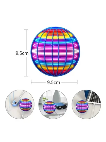 Flying Ball Toy 2026 Hand Controlled Boomerang Hover Ball Toys Fidget Flying Spinner with Magic Lights