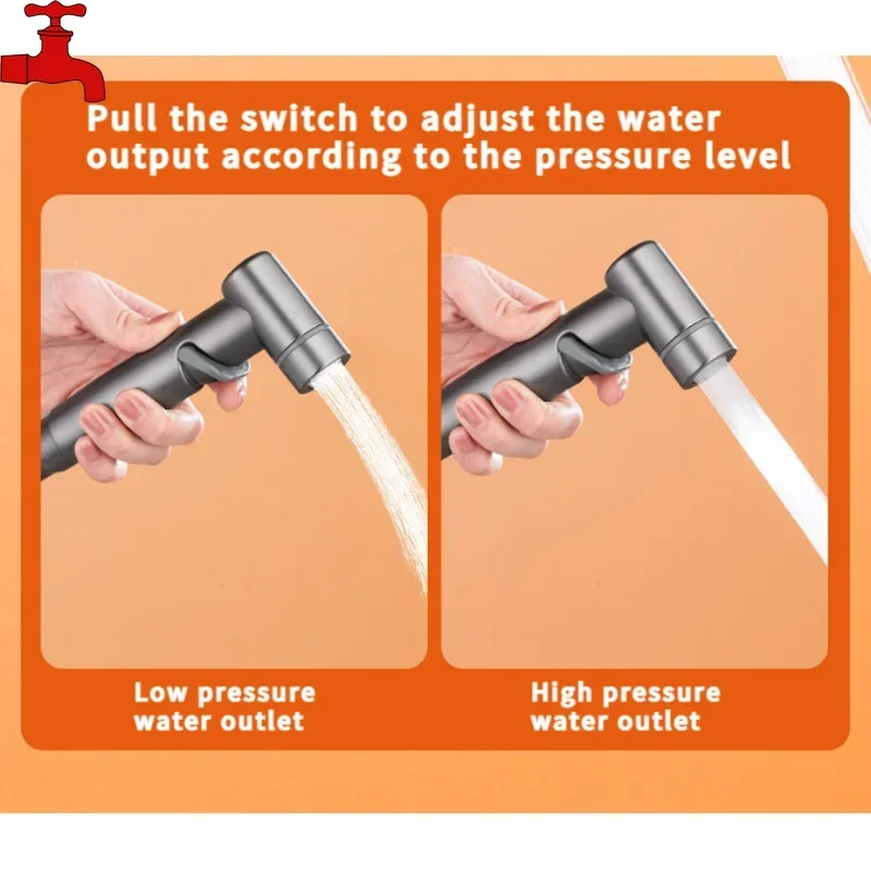 Toilet Spray Gun Toilet Companion Ful CopperCoreBlackDualControlOne In TwoOutTriangle Valve One In Two Spray Gun Faucet Home Use