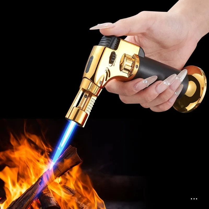 

Butane Gas Inflatable Direct Spray Gun and Smoking Accessories Welding Gun Flamethrower Barbecue Household Kitchen Ignition Tool