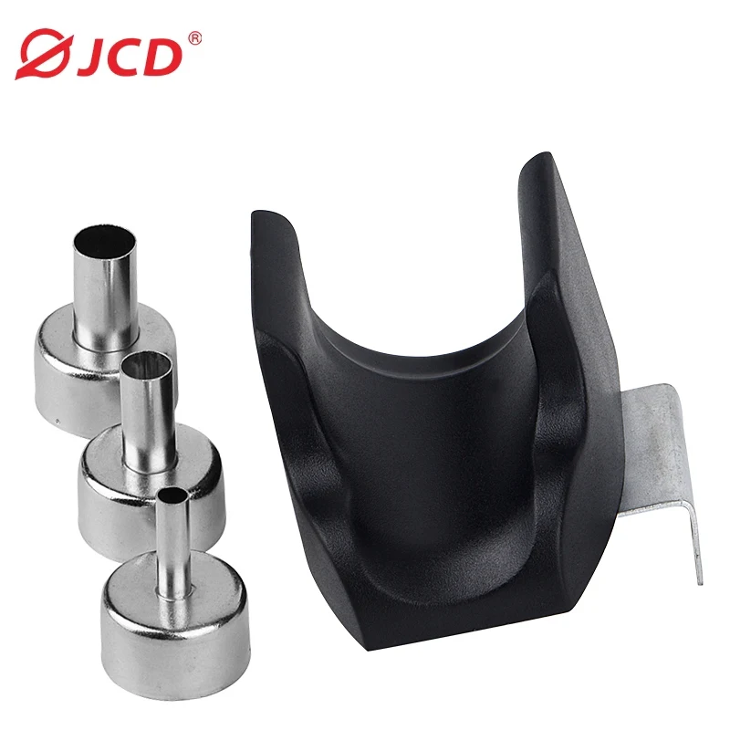 

JCD hot air gun Handle Bracket with 3Pcs Nozzle soldering station welding Rework Station Upgraded from 8586 858D 8858