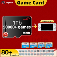 Game Card For Ayaneo Pocket S Memory TF Retro Games PS2 PSP PS1 3DS Android Handheld Gaming Console Gaming SD Card Pegasus G