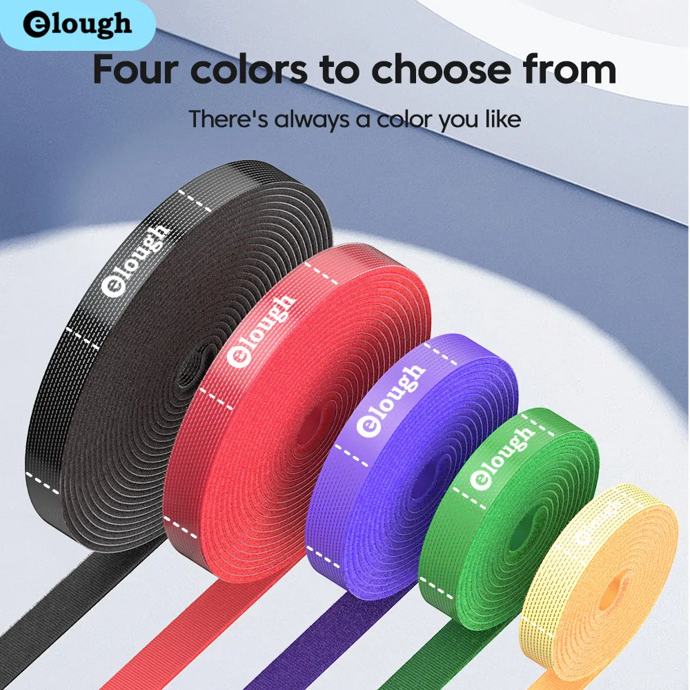 Eough Cable Organizer Wire Winder USB Cable Management Charger Protector For iPhone Mouse Earphone Cable Holder Cord Protection