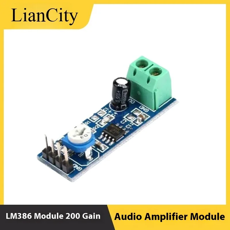 LM386 Module 200 YI, Audio Amplifier Module