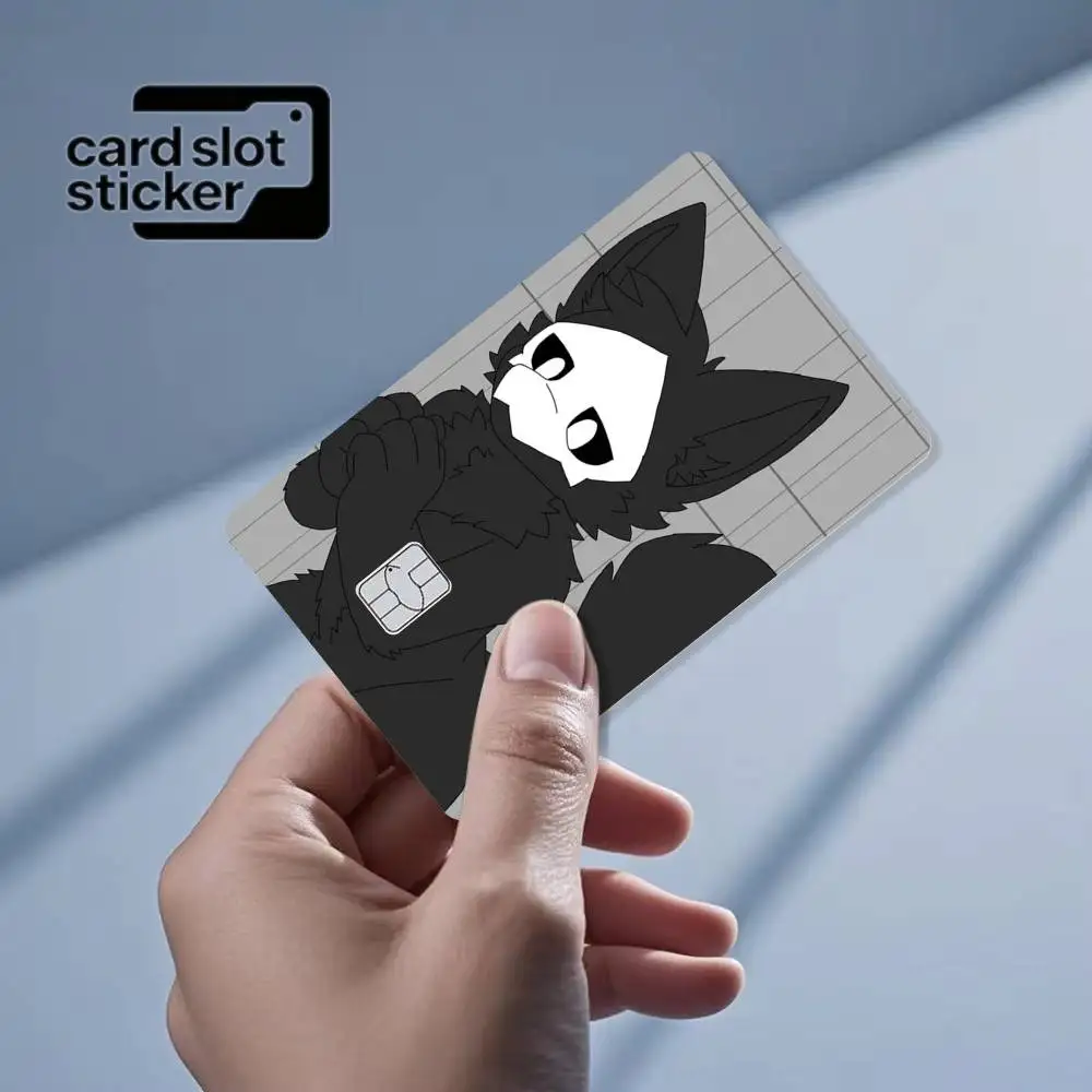 Cartoon Changed Puro Furry  Credit Card HD Stickers Game Card Decal Small Chip Waterproof Sticker Gift
