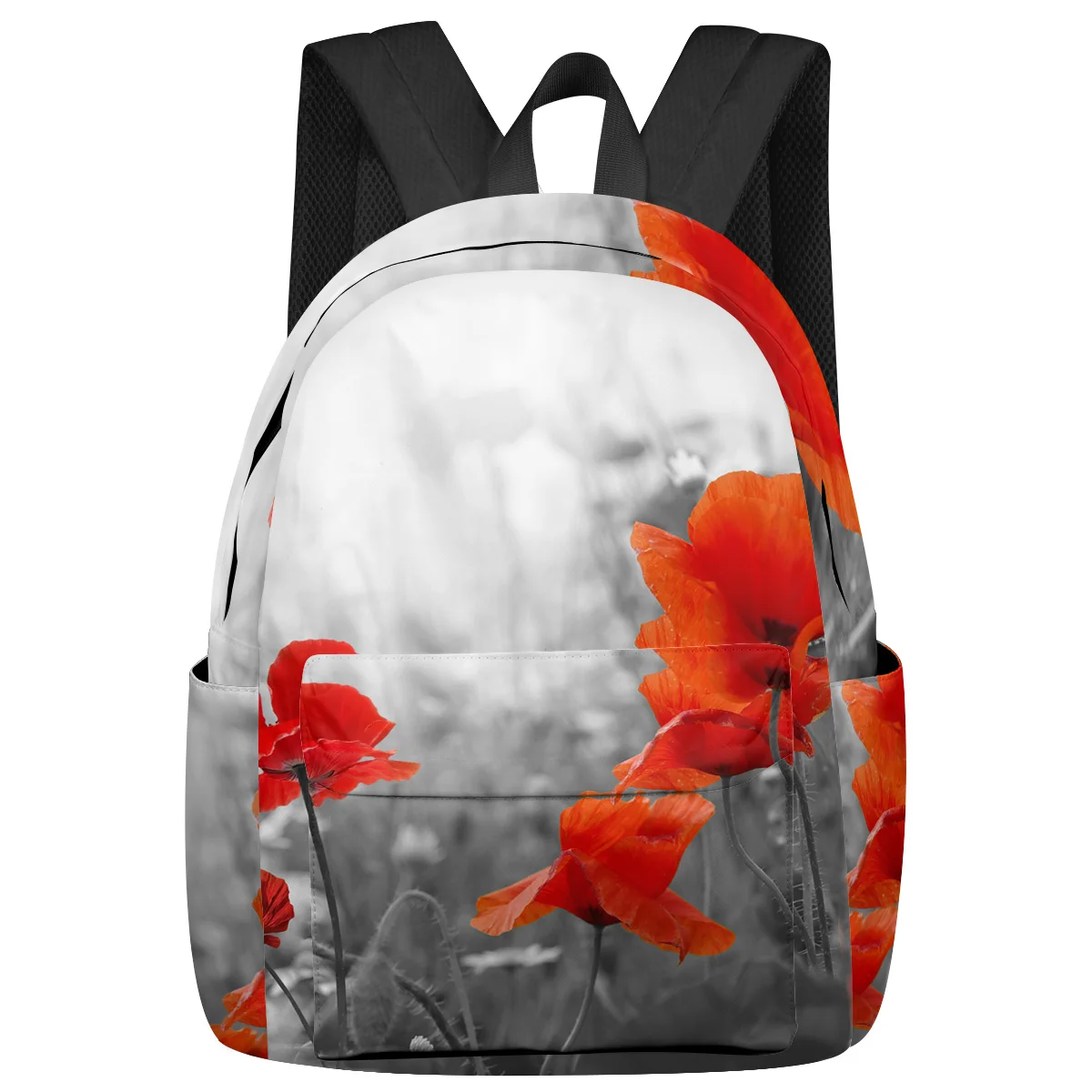 Poppy Flower Red Women Man Backpacks Waterproof Multi-Pocket School Backpack For Student Boys Girls Laptop Book Pack Mochilas