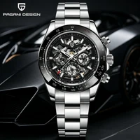 PAGANI DESIGN Men‘s Automatic Mechanical Watch Stainless Steel Waterproof Sport 10Bar Luxury Casual Watch for Men Reloj Hombre photo 1