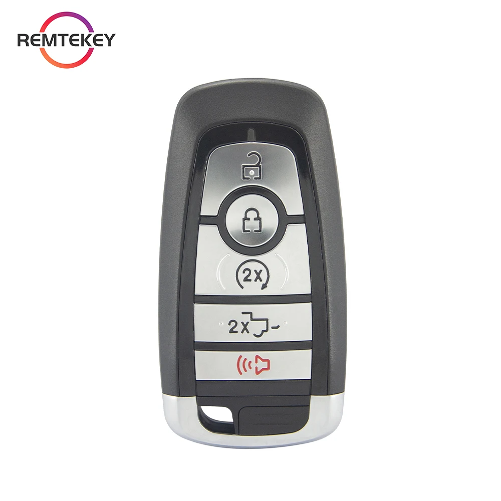 

REMTEKEY Smart Car Key Fob 5 Button 434Mhz 902Mhz FCC M3N-A3C108397 M3N-A2C93142600 for Ford F150 F250 F350 for Ford F-250