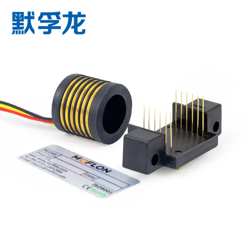 Split Type Through Hole Slip Ring Drone Gimbal Conductive Rotary Joint 360 Rotation