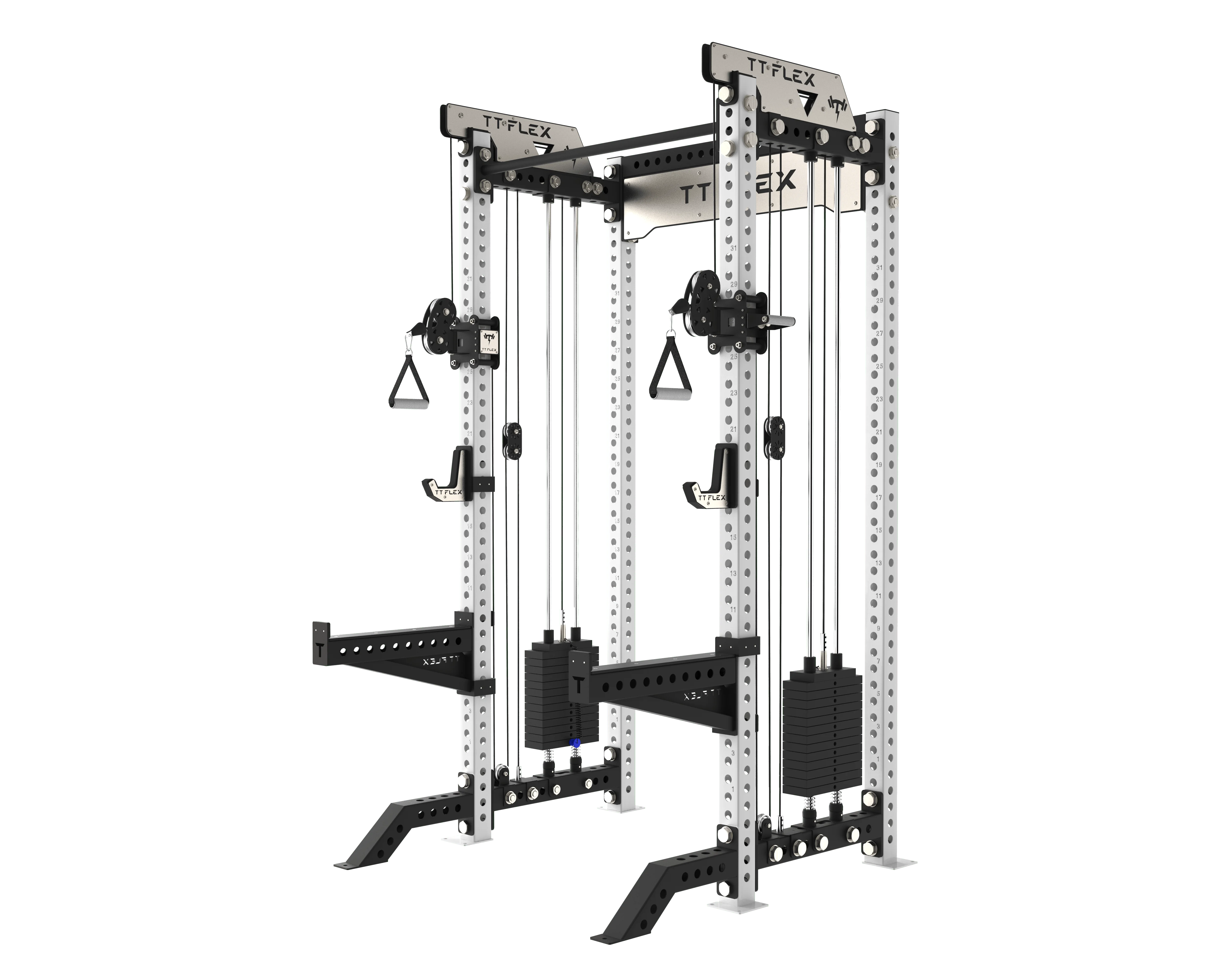 

Durable Commercial Fitness Equipment Popular Dumbbell Rack Home Multi-function Trainer Square Tube Construction