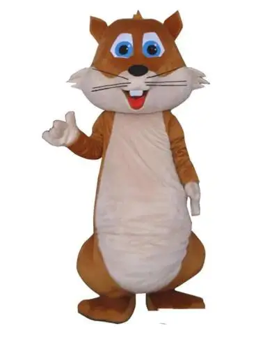 New Adult Fat Squirrel Mascot Costume Cosplay Mascotte Fancy Dress Character Carnival Christmas Celebration Mascot Costume