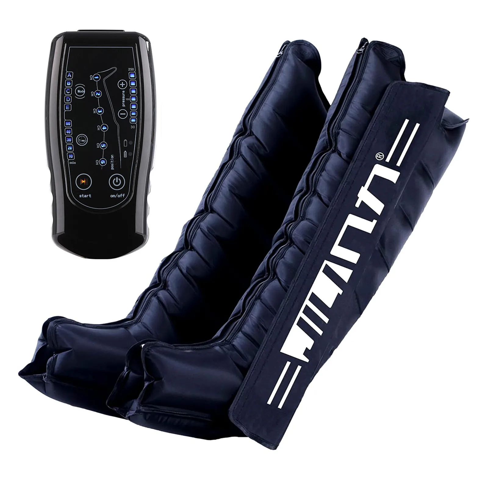JILI Pressotherapy Air Compression Foot Massager Leg Recovery Boots Lymphatic Drainage Machine Relax Physiotherapy 6 chambers