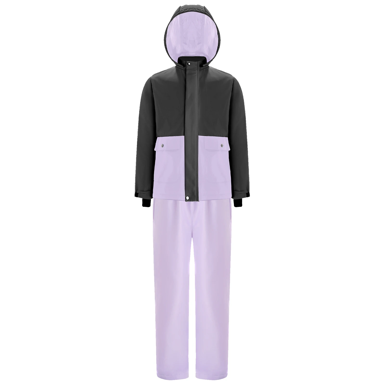 

Kids Girls Snowboarding Outfits Winter Snow Suits Skiing Suit Fashion Ski Jacket Hooded Coat Pants Outdoor Sports Sportwear Sets