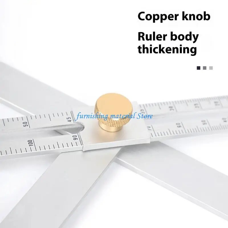 

Y5GD High Accuracy Aluminum Angles Finders Tool with Strong Thickened Designs 2 Type for Woodworking Construction Projects