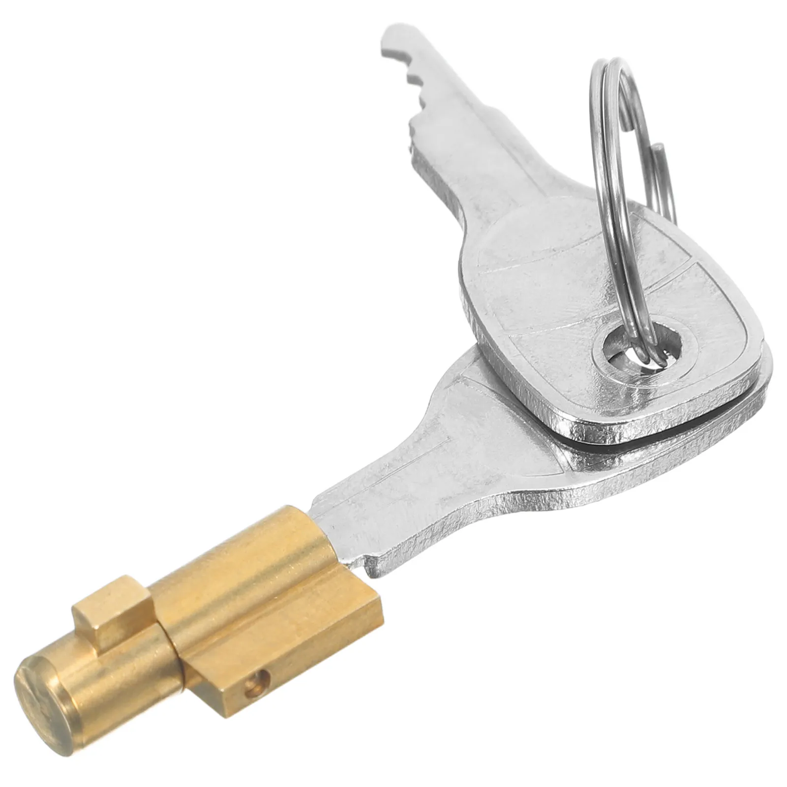 Glass Cabinet Lock Keyed Concealed Metal Showcase Cylinder Lock Retail Museum Jewelry Collectibles Display Case