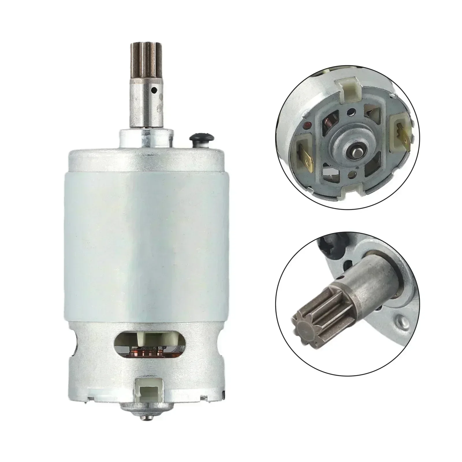 DC21V 8 Teeth Motor RS-550VD H3 For WORX 50027484 WU390 WX390 WX390.1 Electric Drill Metal Gear Motor Tools Parts