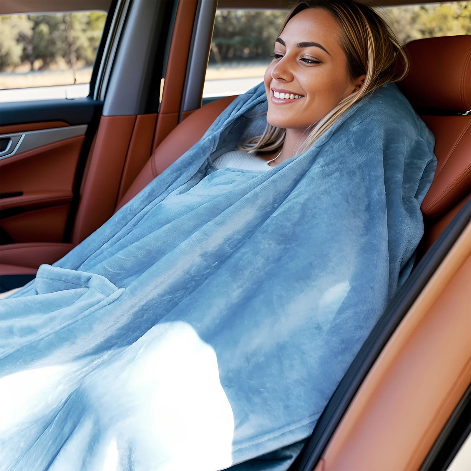 

Soft Warm Flannel Blanket Multi-Scene Bedspread for Sofa Camping Car Office Cozy Bedding Accessory Indoor Outdoor Use