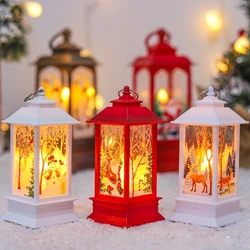 Christmas Lantern Light Merry Christmas Decorations for Home 2024 Navidad Noel Xmas Gift Christmas Tree Ornaments New Year 2025